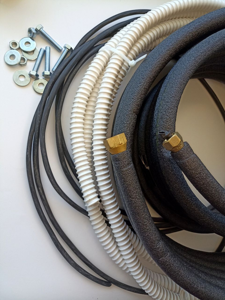 Комплект для монтажа кондиционера, трасса медь, 3м, 1/4 и 3/8 на 5000 ...