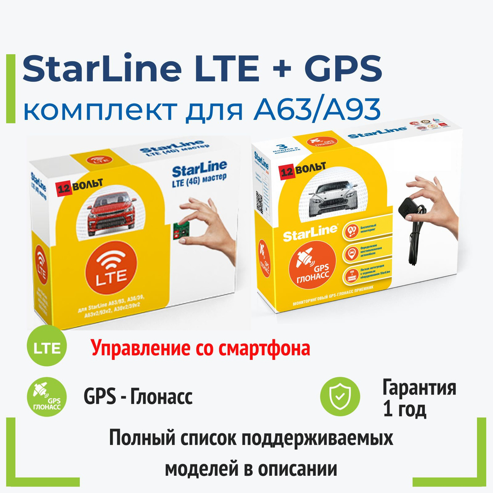 StarLine LTE модуль + GPS-ГЛОНАСС для A93/A63/E90 #1