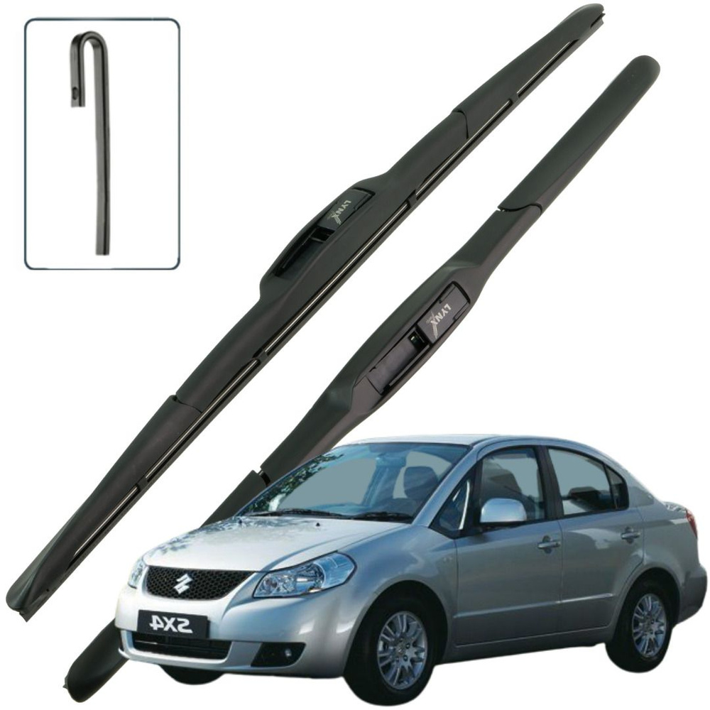 Дворники Suzuki SX4 (1) YA21 YB21 GYC21 GYA GYB / Сузуки СХ4 / 2006-2008 2009 2010 2011 2012 2013 2014 #1