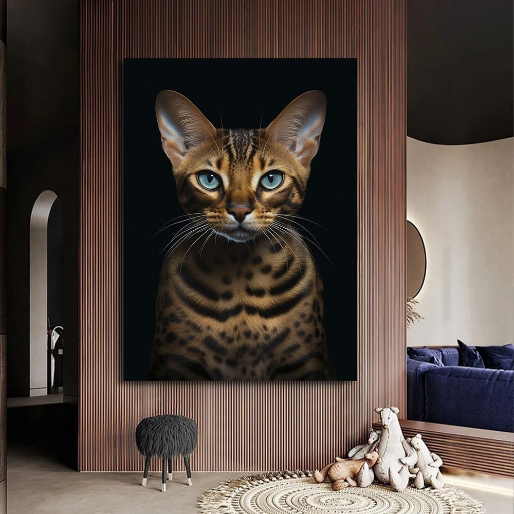 Картина с котами, Бенгал, 60х80 см. #1