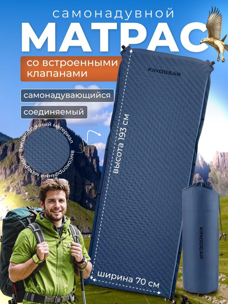 Коврик туристический самонадувающийся - купить с доставкой по выгодным ...