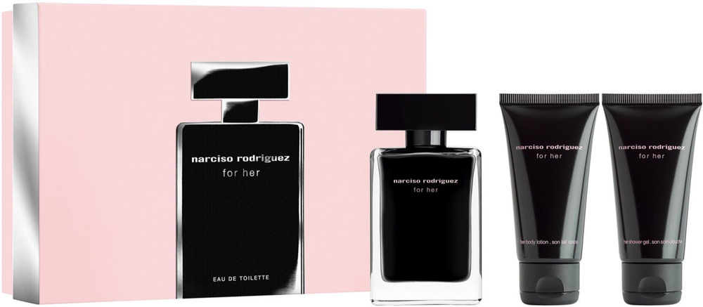 Narciso Rodriguez for her Eau de Toilette Set - подарочный набор для женщин #1