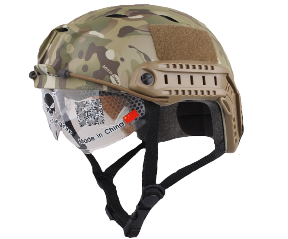 Шлем тактический EmersonGear Fast Helmet Protective Goggle BJ Type (Multicam) #1