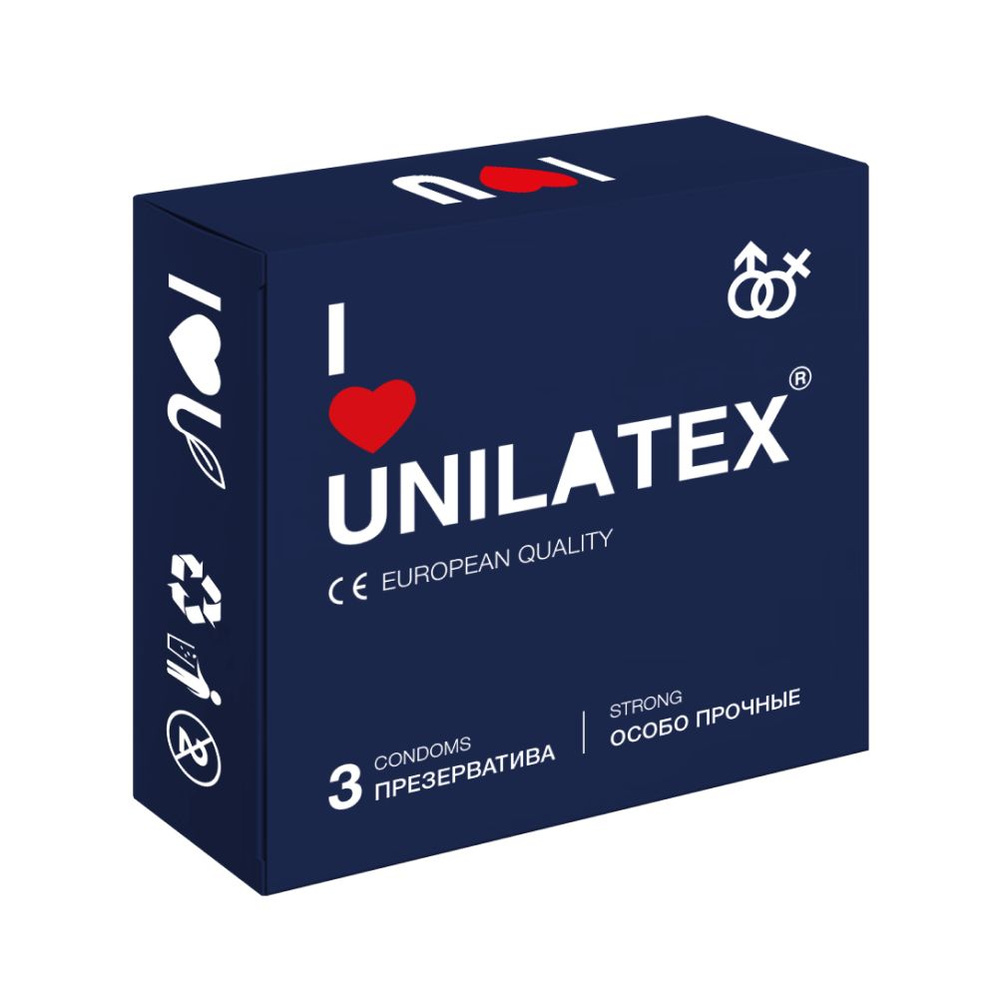 Презервативы UNILATEX Extra Strong, 3 шт. #1