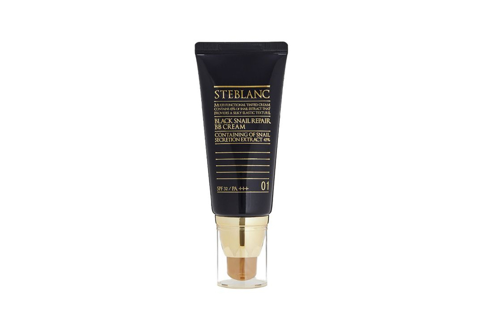 ВВ крем с муцином Чёрной улитки Steblanc Black Snail Repair BB Cream #1