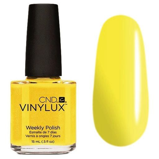 Недельный лак для ногтей CND Vinylux #104 Bicycle Yellow, 15 мл #1