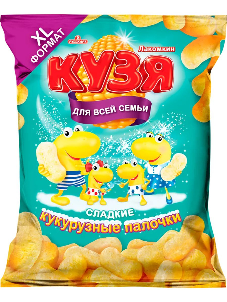Палочки кукурузные КУЗЯ ЛАКОМКИН с сахарной пудрой, 190г - купить с ...