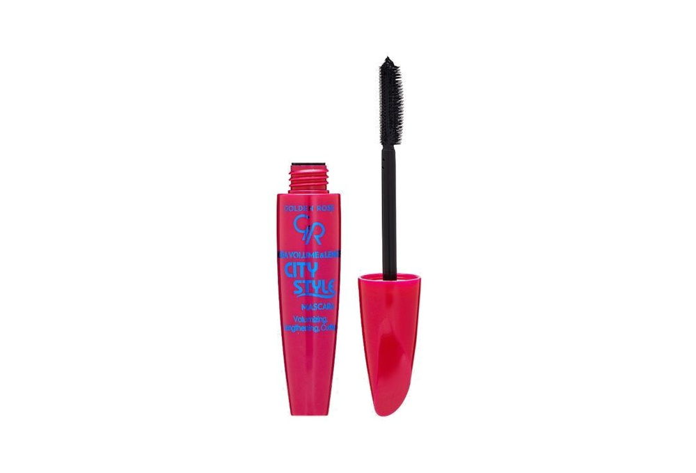 Тушь для ресниц Golden Rose Mega Volume&Length City Style Mascara Черный, 9 мл #1