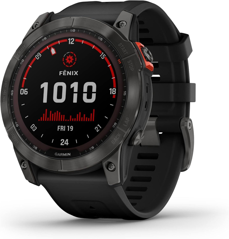 Garmin Умные часы Garmin FENIX 7X Solar with black band, black #1