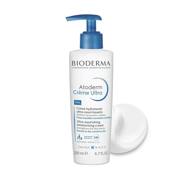 Биодерма Атодерм (Bioderma Atoderm) Крем Ультра помпа 200 мл #1