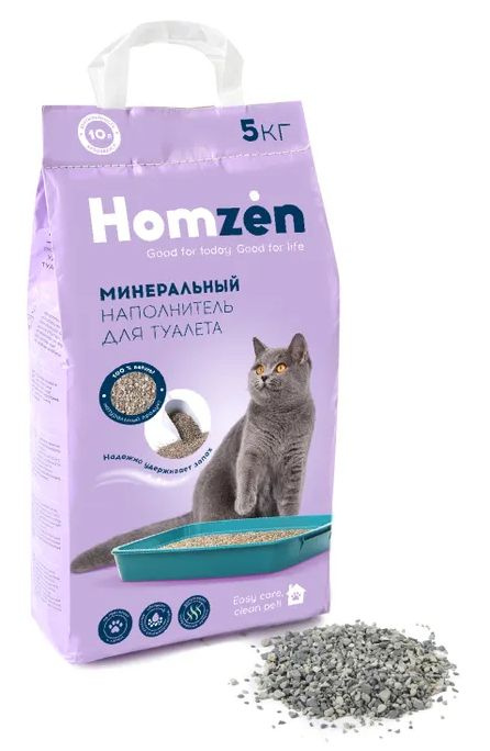 Наполнитель для кошачьего туалета Homzen впитывающий 10л #1