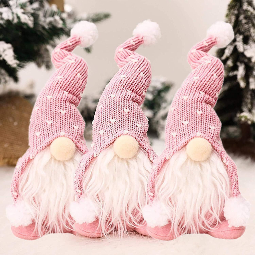 Украшение на праздник новогоднее 3 pieces pink 30*10 см, 3 шт. #1