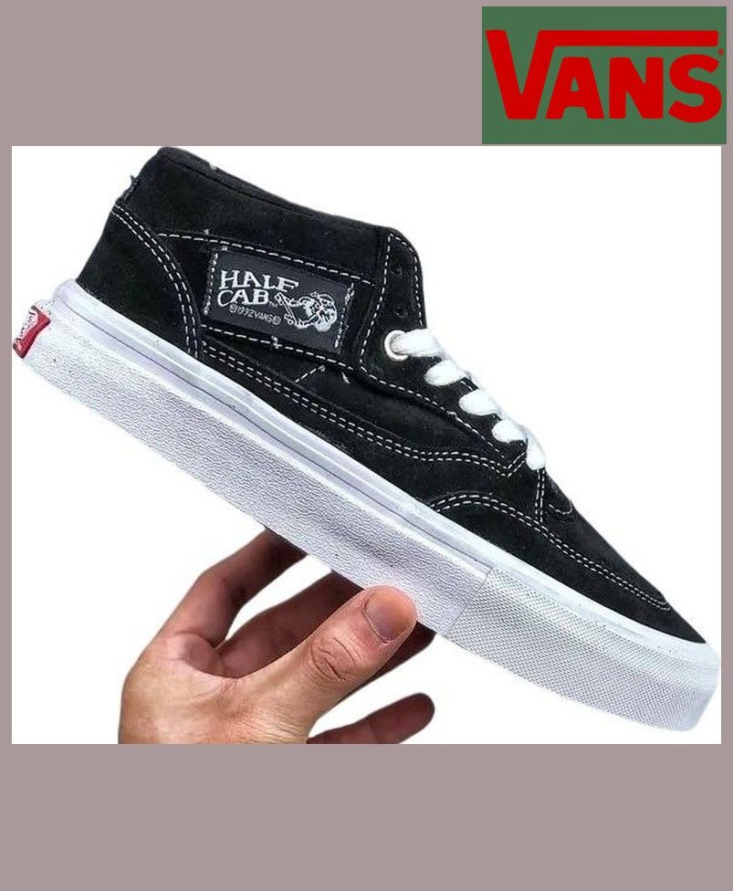 All black vans half cab hotsell