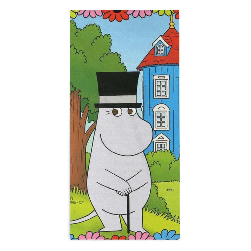 Moomin Полотенце для лица, рук, Микрофайбер, 30x70 см, разноцветный, 1 шт.  #1