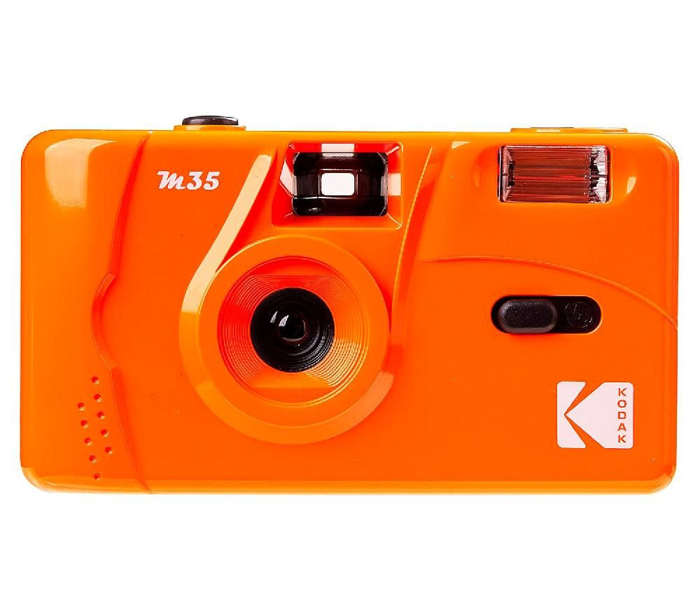 Многоразовый пленочный фотоаппарат Kodak M35 Film Camera Papaya #1