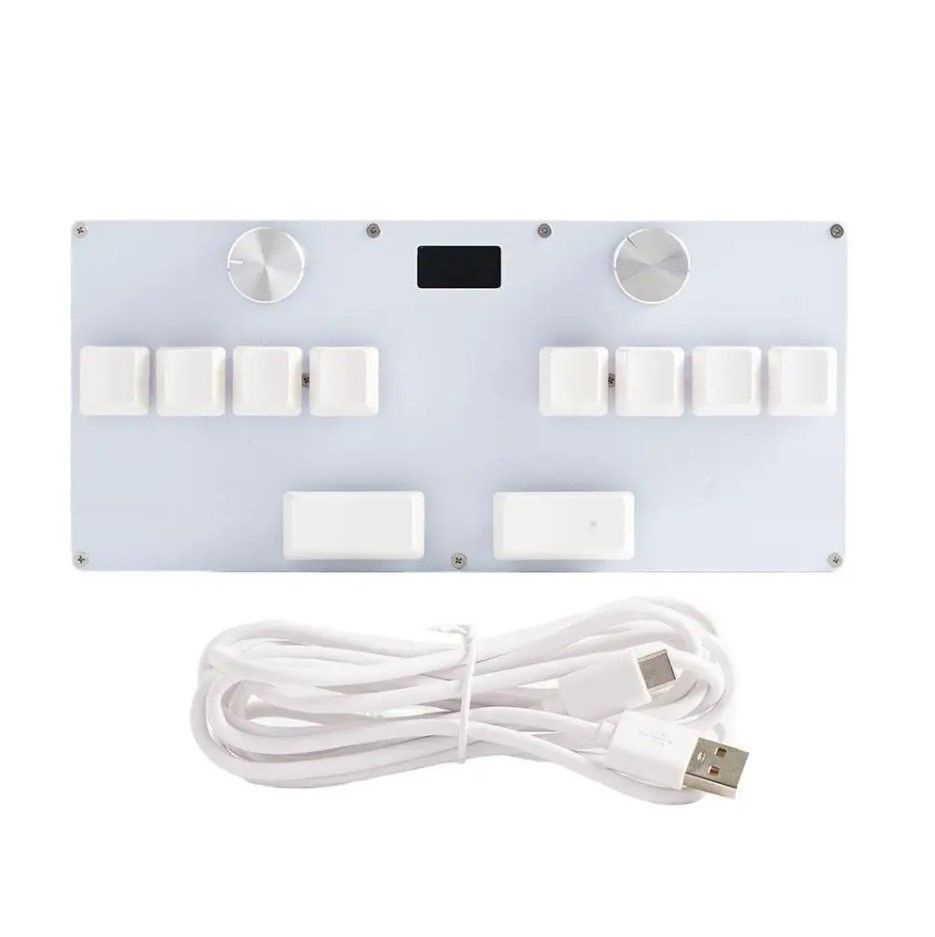 Sayodevice CM51+ OU Pink 白 Игровая механическая программируемая клавиатура SayoDevice CM51+ с