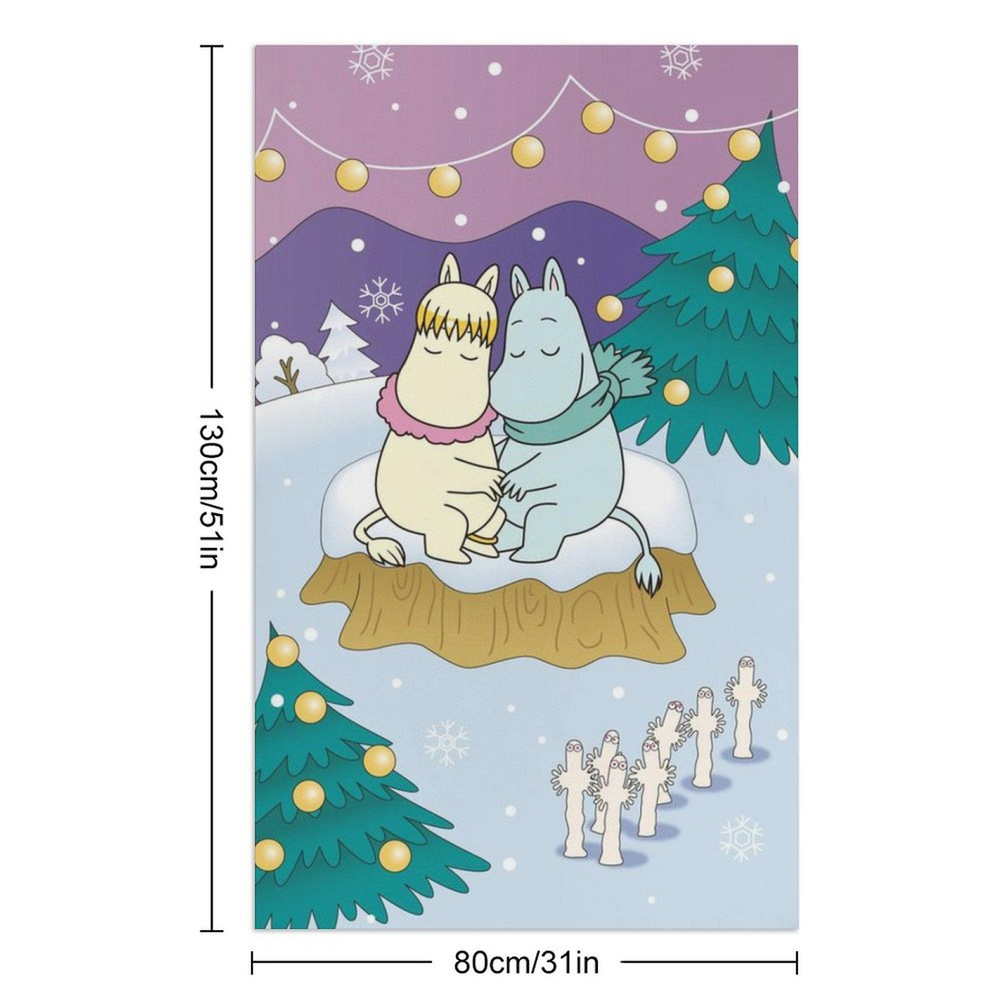 Moomin Полотенце банное, Полиэстер, 80x130 см, разноцветный, 1 шт.  #1