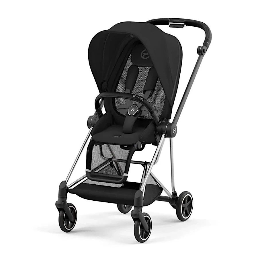 Cybex Mios III Прогулочная коляска, шасси Chrome Black, текстиль Sepia Black  #1