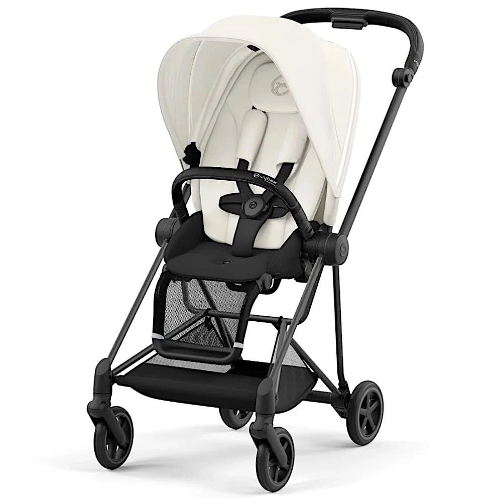 Cybex Mios III Прогулочная коляска, шасси Matt Black, текстиль Off White  #1