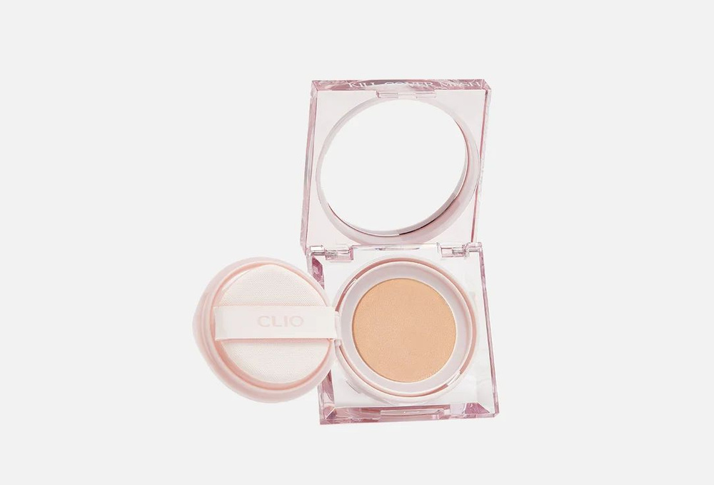 Clio Kill cover mesh glow cushion mini Тональный кушон для лица SPF 5+ 2 lingerie  #1