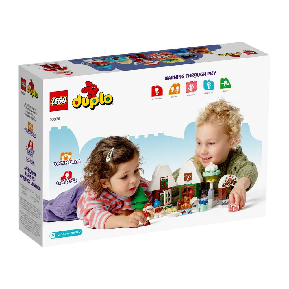 Конструктор LEGO DUPLO 10976 Пряничный домик Санты #1