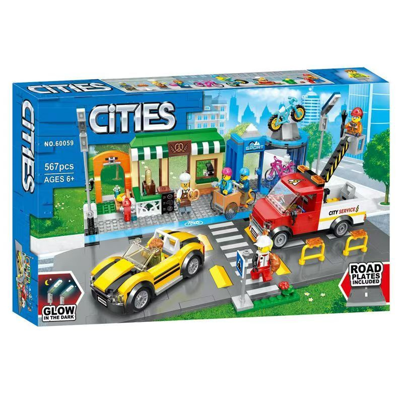 Конструктор Lego City торговая улица (60306) #1