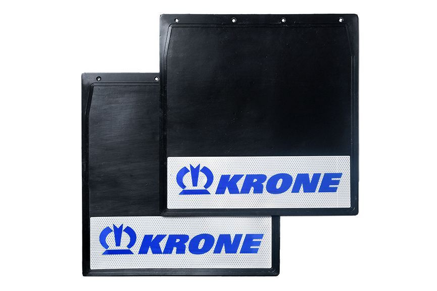 Брызговик KRONE 40x40см +Корона светоотражающие (СИНИЙ) КОМПЛЕКТ 2шт  #1