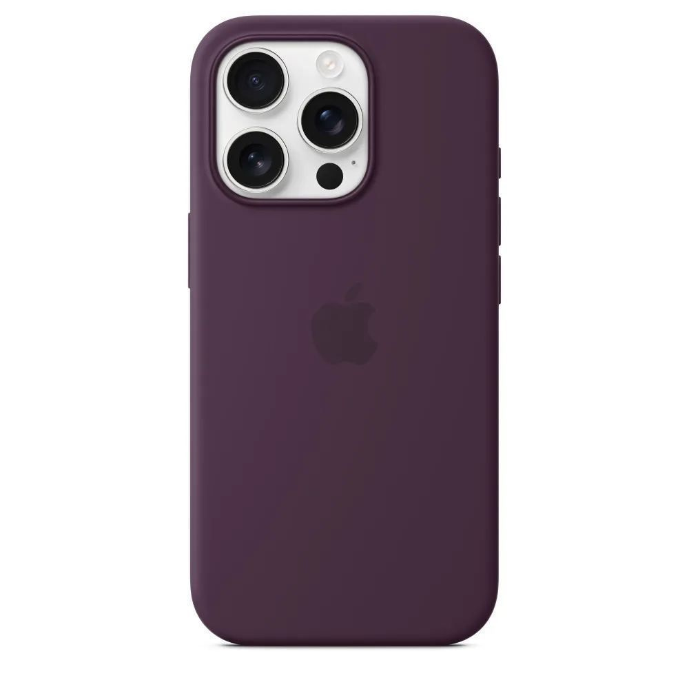 Чехол-накладка для iPhone 16 Pro Max / Silicone Case MagSafe / Анимацией NFC / Fuchsia + Защитное стекло #1