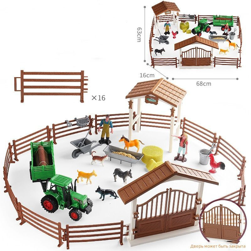 Реалистичный всадник, Жокей, Прекрасная модель конюшни для лошадей ...