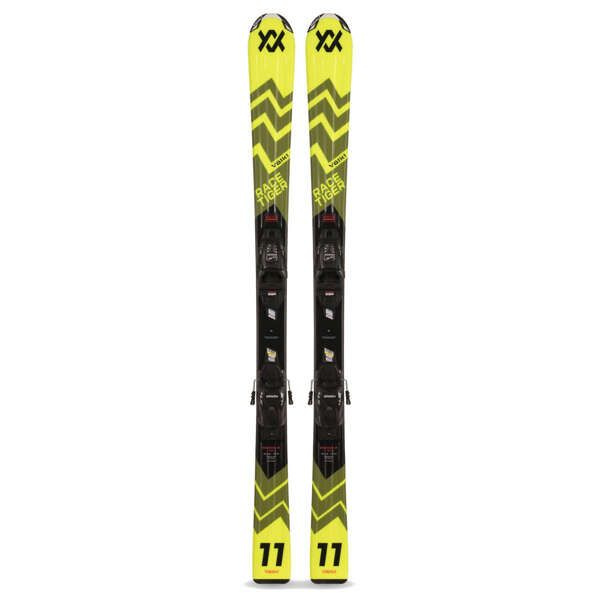 Volkl Racetiger Junior Yellow 100-120 + крепления vMotion 4.5 2025 Горные лыжи, ростовка: 120 см  #1