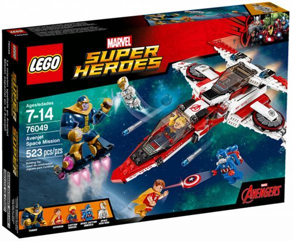 Lego super heroes avenjet space mission 76049 on sale