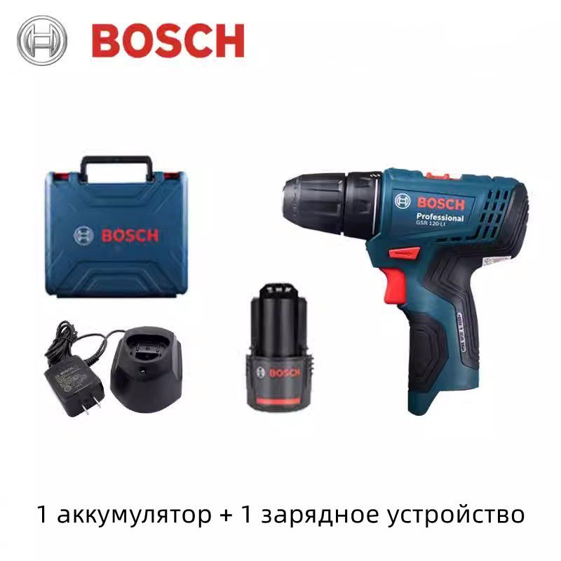 Bosch Дрель-шуруповерт, 12 В, 30 Нм, 1 АКБ #1