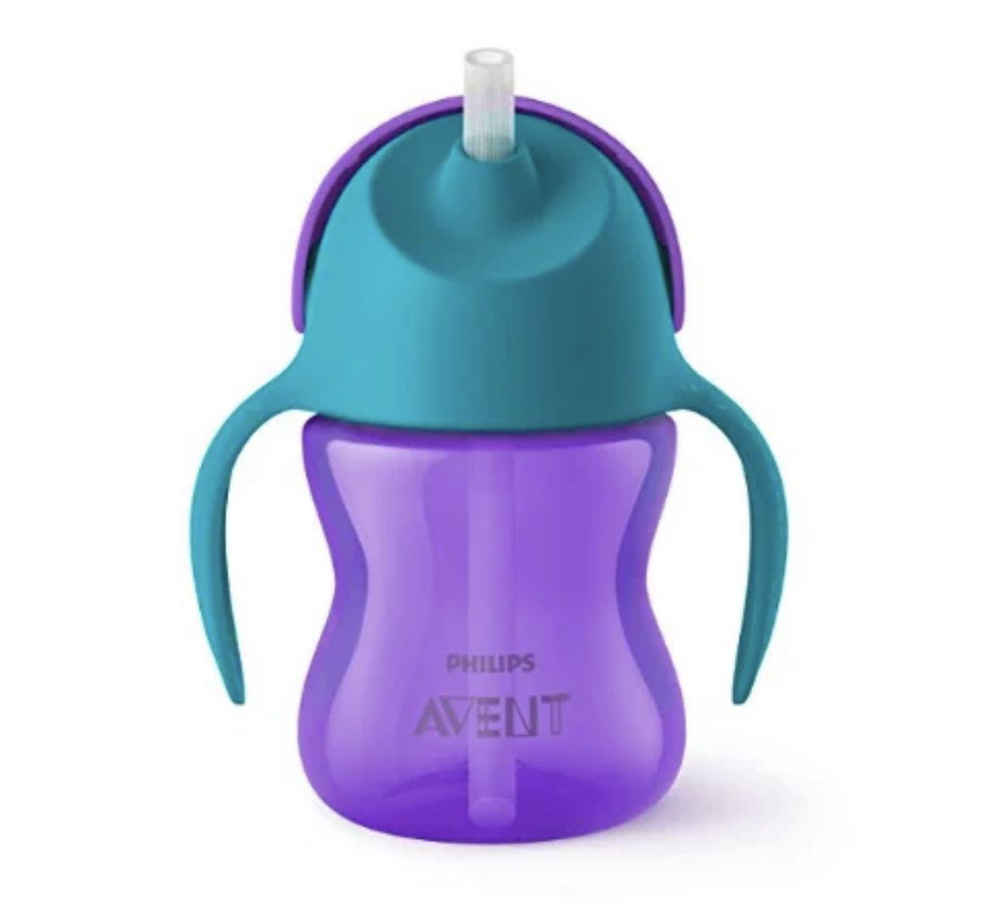 Чашка-поильник с трубочкой для детей Philips AVENT SCF796/01, 200 мл, 9 месяцев+  #1