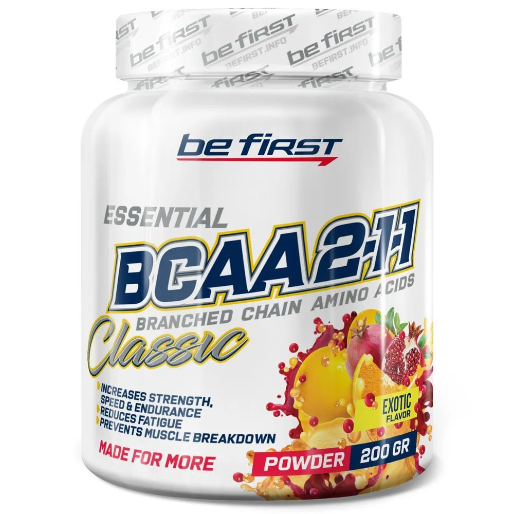 BeFirst BCAA 2:1:1 CLASSIC Аминокислоты 450г Экзотик #1