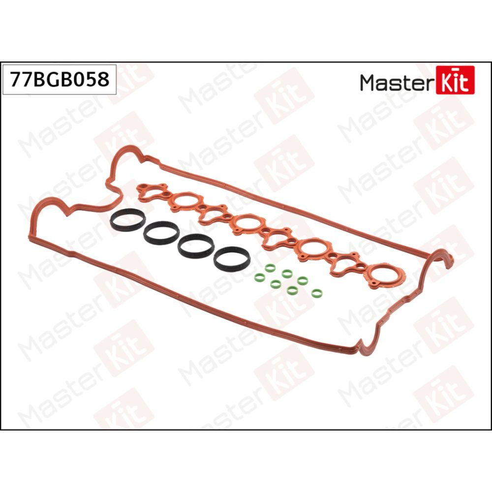 Прокладка клапанной крышки NISSAN G9T722, 750, G9U630, 632, 650, 720 77BGB058 MASTERKIT 77BGB058  #1