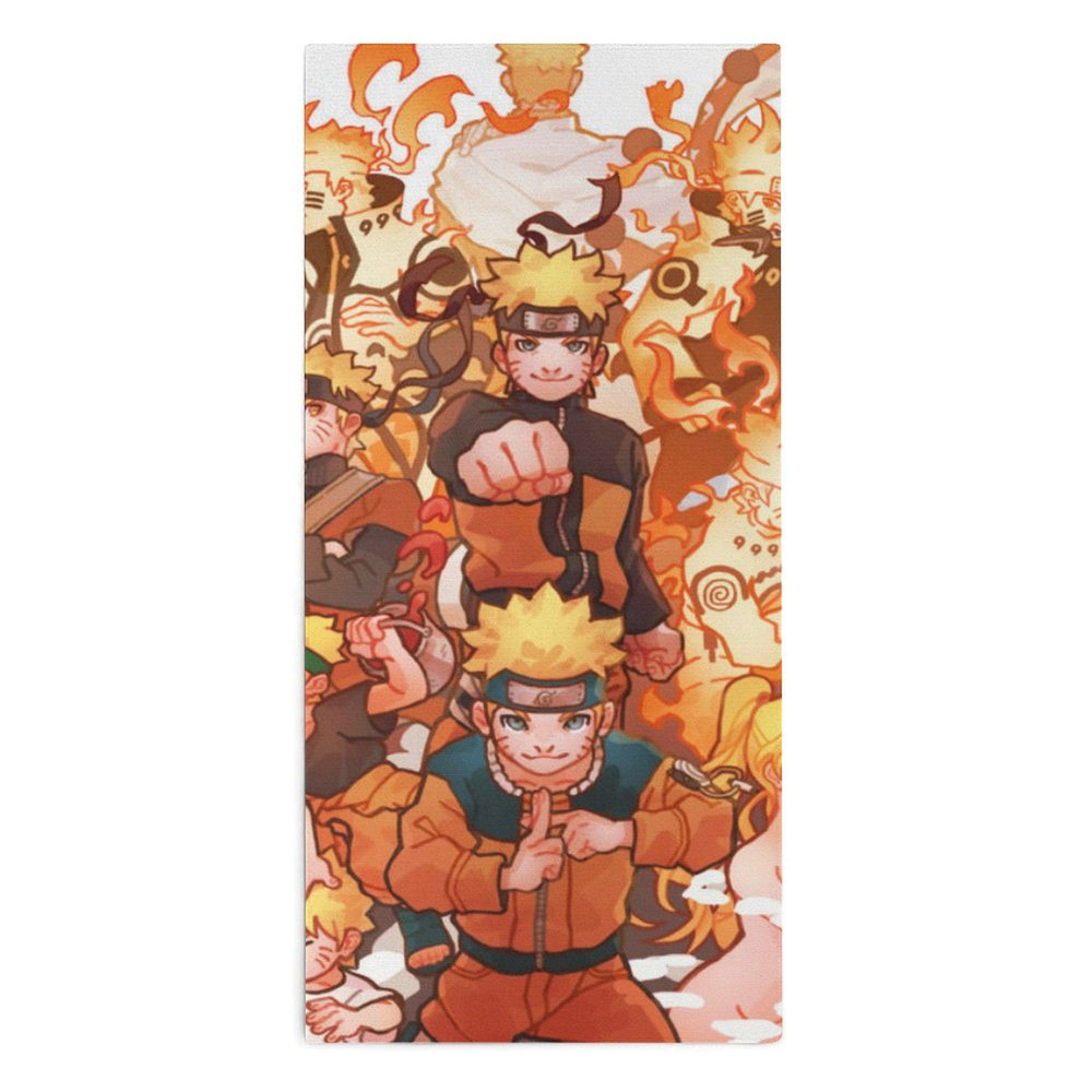 Naruto Полотенце для лица, рук, Микроволокно, 30x70 см, разноцветный, 1 шт.  #1