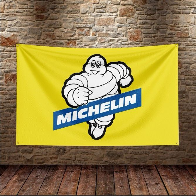 Флаг плакат баннер Michelin Мишлен #1