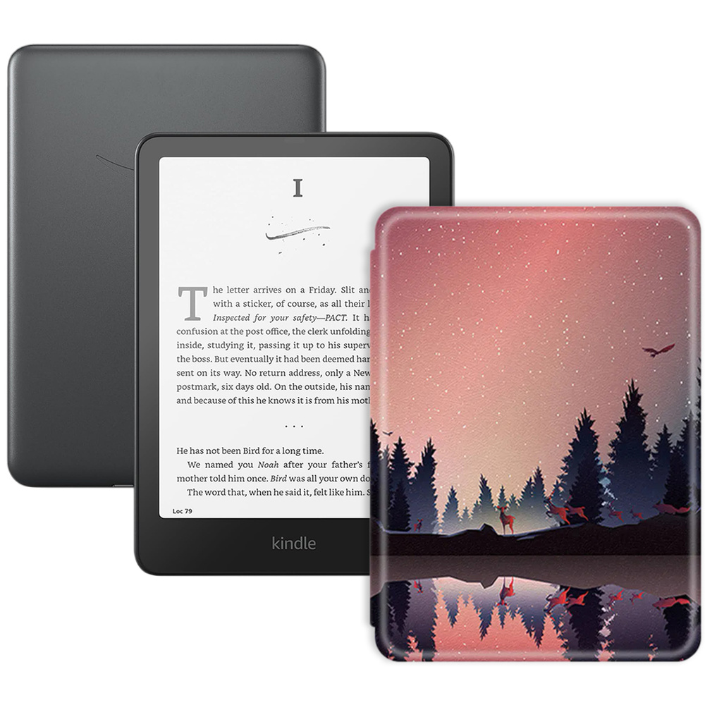 Электронная книга Amazon Kindle PW 12 2024 32Gb SE Black + чехол E
