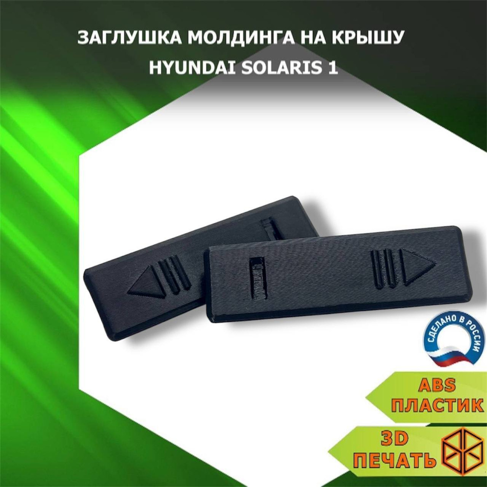 Заглушка Молдинга Крыши Хендай Солярис купить на OZON по низкой цене