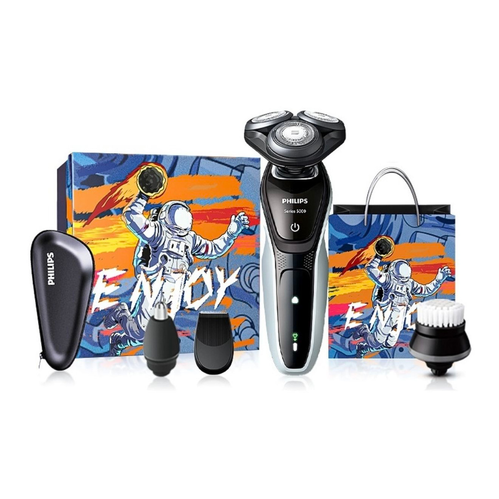 Электробритва Электробритва Philips Series 5000 S5080, черный матовый ...