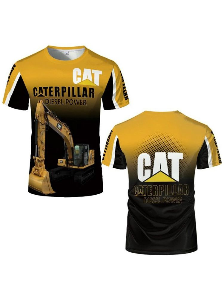 Футболка Caterpillar Футболка Caterpillar с 3D-принтом #1