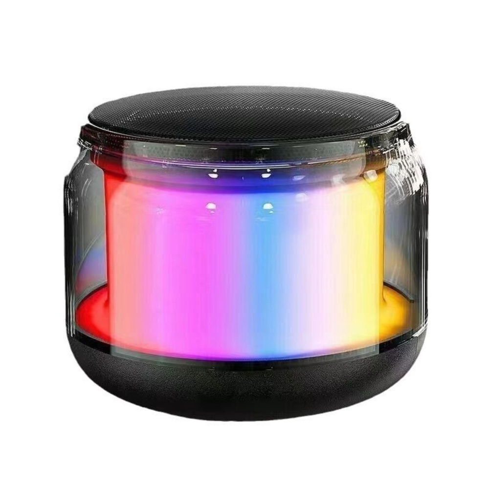 S100 Bluetooth-колонка Hi-Fi звук, 18D бас, TWS, 8ч игры, 7 цветов подсветки (влагозащита, карта памяти) #1
