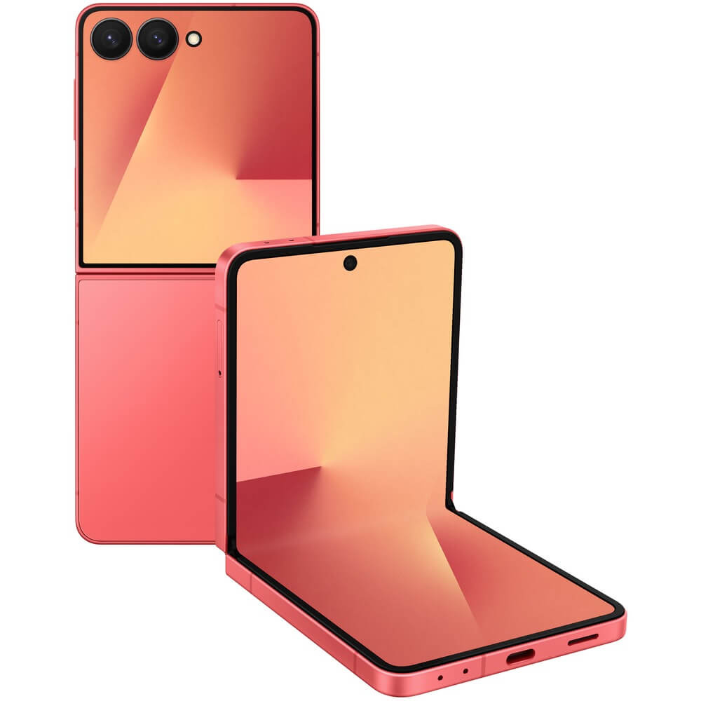 Samsung Смартфон Galaxy Z Flip 7 5G Global 12/256 ГБ, Nano-SIM, коралловый, красный #1