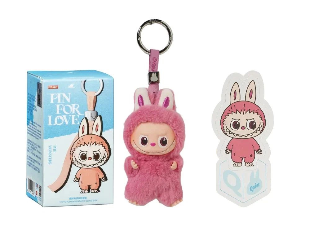 Labubu Pin For Love (Q) Pop Mart Лабубу брелок-игрушка