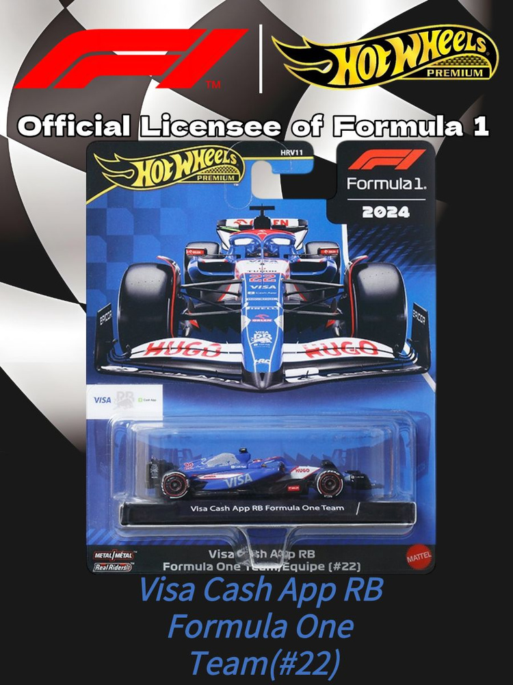 Hot Wheels Premium Visa Cash App RB Formula One Team VCARB 01 #22