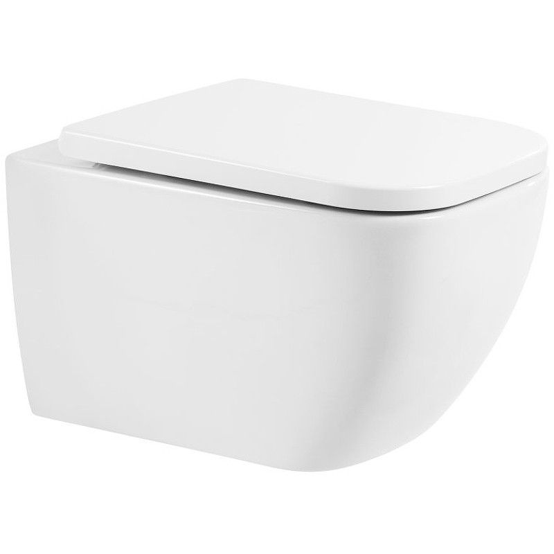 Унитаз BelBagno Alpina BB10100CHR/SC подвесной с сиденьем Микролифт фаянс подвесной #1