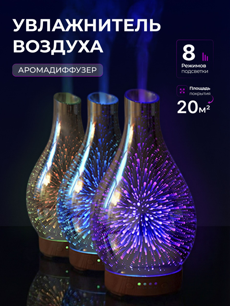 Увлажнитель воздуха для дома настольный аромадиффузор #1