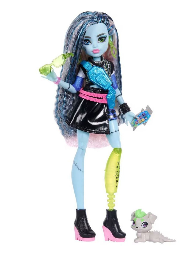 Monster High Кукла Френки Штейн с питомцем, JHK31 #1