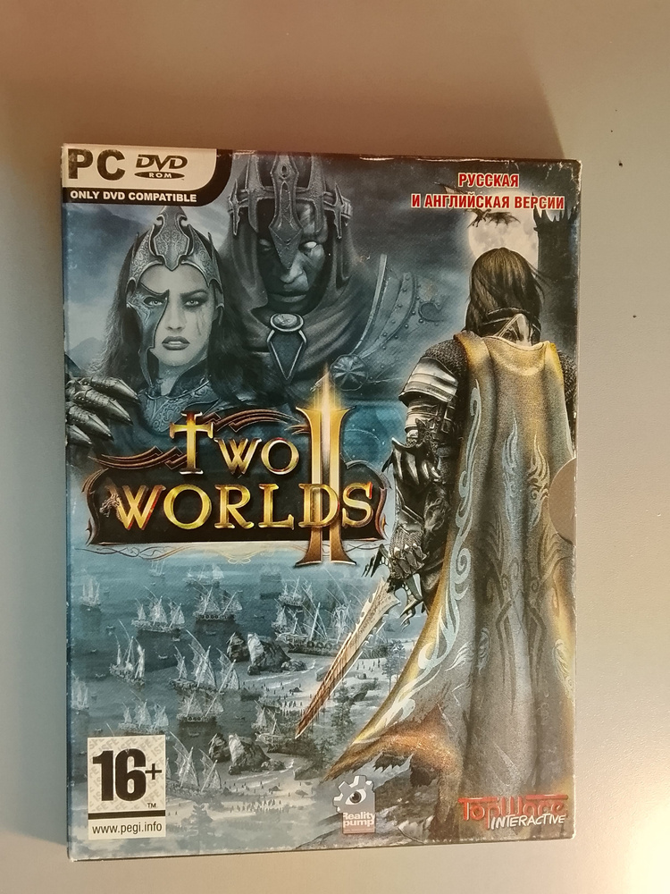 Диск с винтажной игрой для слабого ПК Two Worlds 2 Русская и Английская версия PC DVD #1