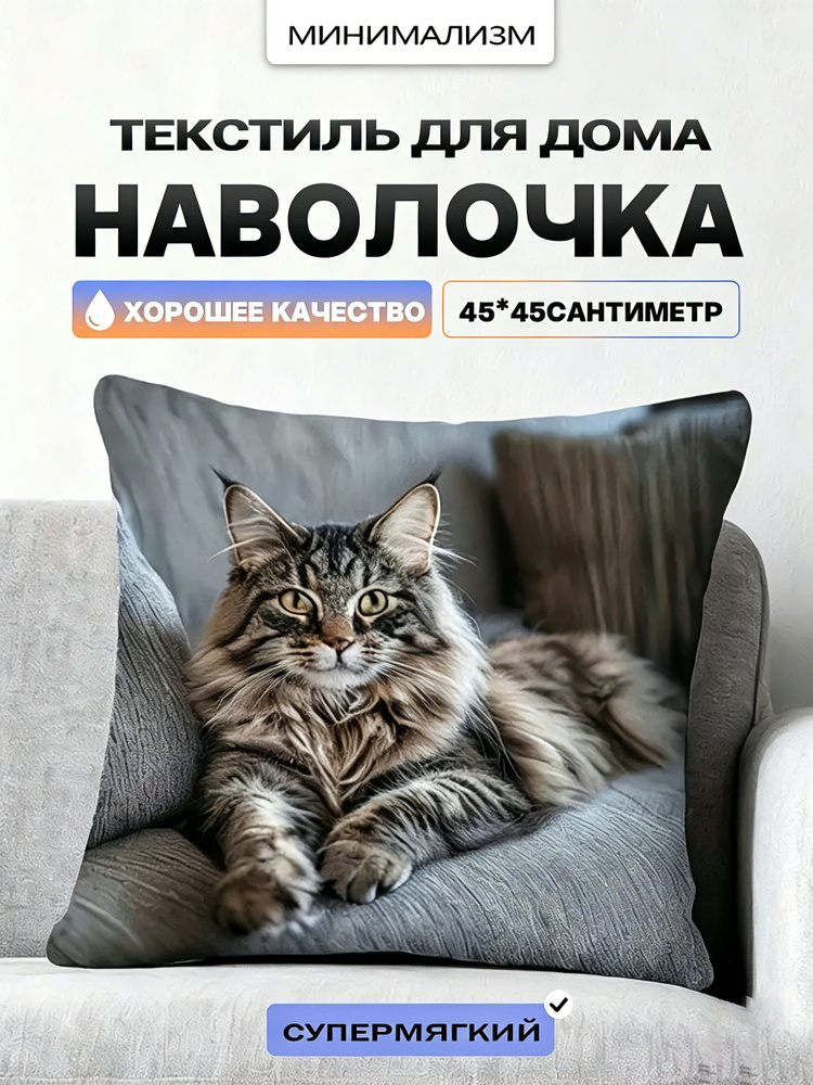 Наволочка декоративная 45x45 см, 1 шт. #1